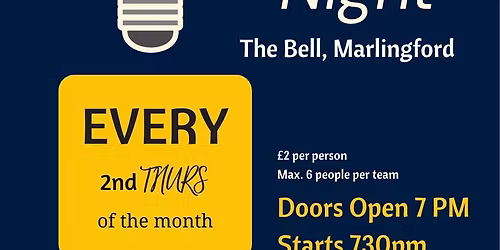 Pub Quiz hosted by Selena