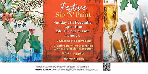 Festive Sip 'N' Paint