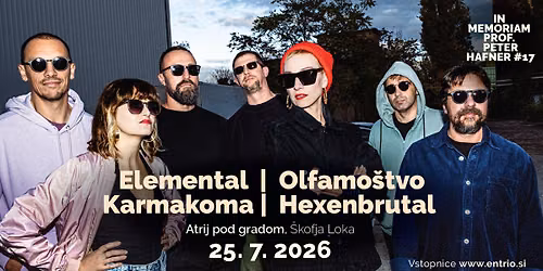 Elemental, Olfamo\u0161tvo, Karmakoma, Hexenbrutal | In Memoriam prof. Peter Hafner #17