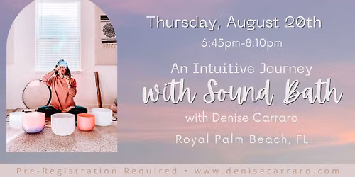 Sound Bath & Intuitive Journey | Royal Palm Beach