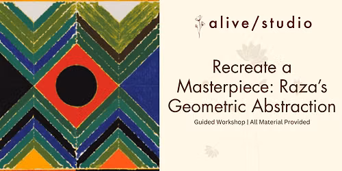 Recreate a Masterpiece: Raza's Geometric Abstraction