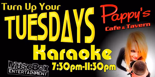 Tuesday NIght Karaoke at Pappy's