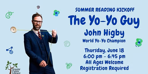 Granby Public Library presents The Yo-Yo Guy!