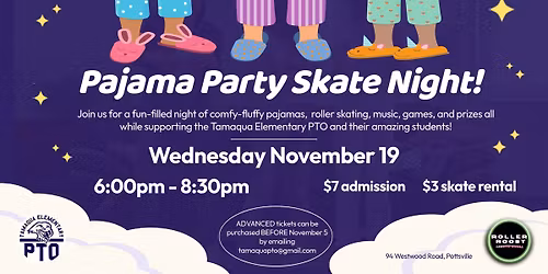 Pajama Party Skate Night