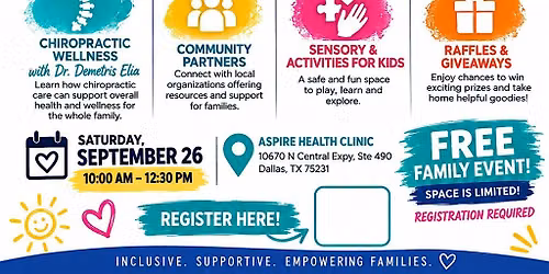 Family Wellness Day | RAAVE DFW \u00d7 Aspire Health Clinic