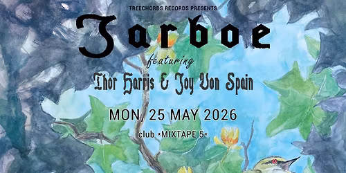 JARBOE FEAT. THOR HARRIS & JOY VON SPAIN Live in Sofia \/ Club Mixtape 5 \/ 25.05