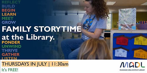Family Storytime at Laketon Township Branch