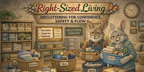 Right-Sized Living: Decluttering for Confidence, Safety & Flow  Workshop