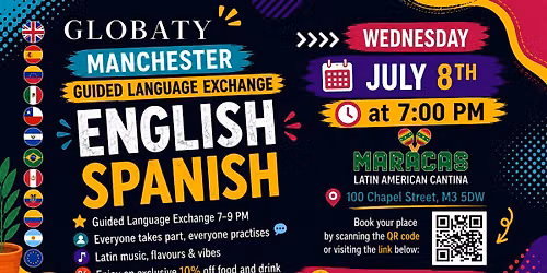 Manchester Guided English \u2013 Spanish Language Exchange