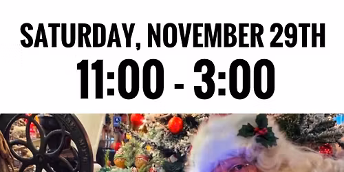 Santa at the Candy Store Old Village Mercantile Caledonia 