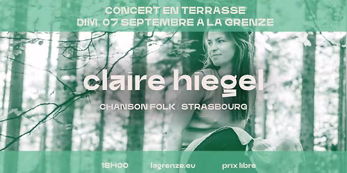 Claire Hiegel duo : concert en terrasse \u00e0 La Grenze