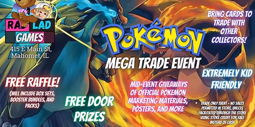 Pokemon Mega Trade Event!
