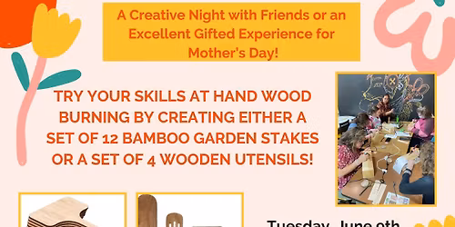 Spring Wood Burning Workshop with Prettyful Creations!