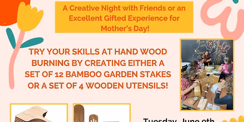 Spring Wood Burning Workshop with Prettyful Creations!