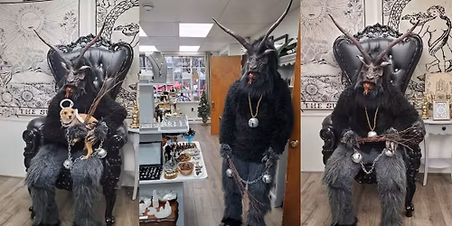 Photos with Krampus at Thirteen Circles SAT & SUN 12\/6 & 12\/7