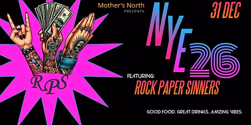 Rock Paper Sinners - New Years Eve Bash