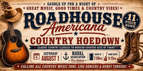 Roadhouse Americana Country Hoedown at the Navala Association