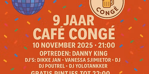 9 Jaar Caf\u00e9 Cong\u00e9