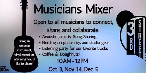 Musicians Mixer- 3rd Street Music