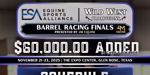 WWP\/ESA - Barrel Racing Finals