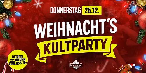 X-MAS PARTY IM KRAFTWERK RELAX | 18+
