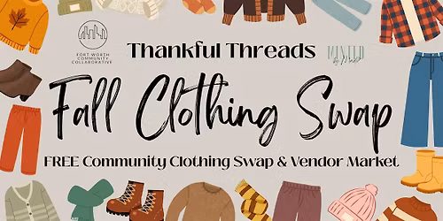 Thankful Threads: Fall Clothing Swap at FWCC