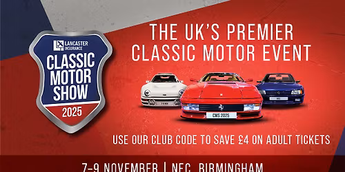 MG Car Club MGF Register at The NEC Classic Motor Show