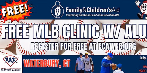 FREE Baseball & Life Skills Clinic w\/ MLB Alumni
