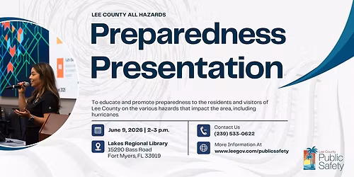 Lee County All Hazards Preparedness Presentation