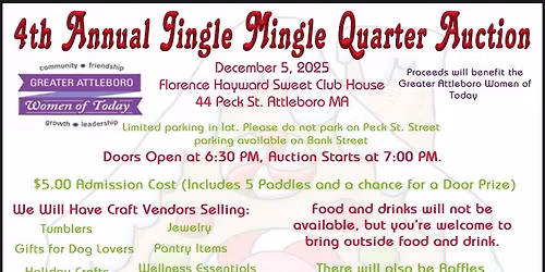 4th Annual Jingle Mingle Quarter Auction