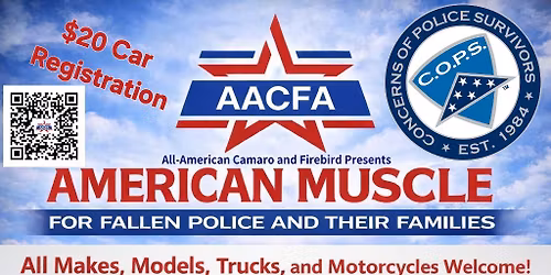 1st Annual American Muscle for Fallen Police and Their Families Car Show 