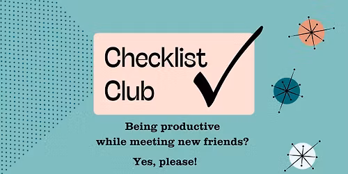 Checklist Club at Sterling Lib - Dinner & Tasks