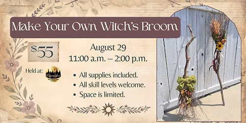 Mabon Floral Broom Workshop