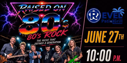 Raised on 80s back at the Revel!!