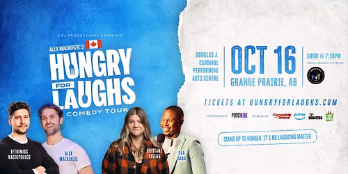 Grande Prairie, AB- Hungry For Laughs Comedy Tour
