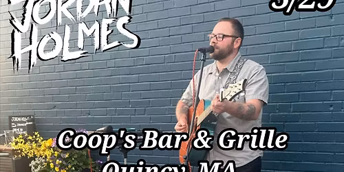 Jordan Holmes LIVE at Coop's Bar & Grille