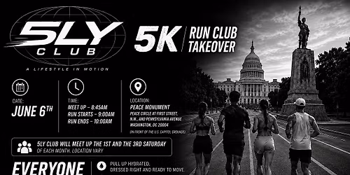5ly Club 5K Run Takeover