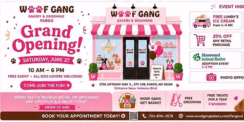Woof Gang Fargo Grand Opening Celebration