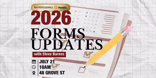 Forms Updates 2026 w\/ Steve Barnes
