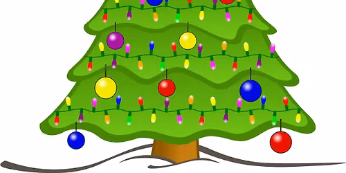 Christmas tree light switch on and market