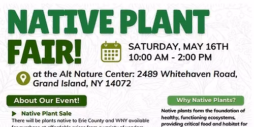 Native Plant Fair at the Alt Nature Center