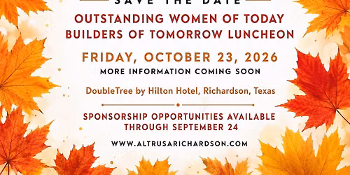 Outstanding Women of Today, Builders of Tomorrow Luncheon 2026