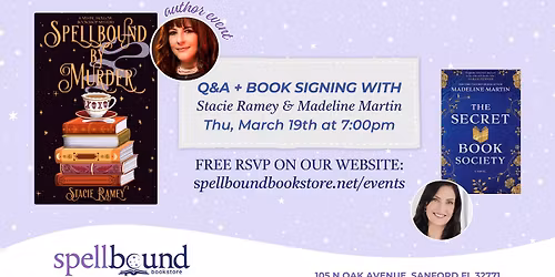 Q&A + Book Signing with Stacie Ramey and Madeline Martin!