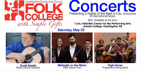 Folk College Saturday Concert