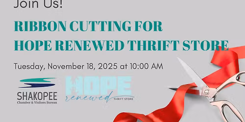 Ribbon Cutting at Hope Renewed Thrift Store