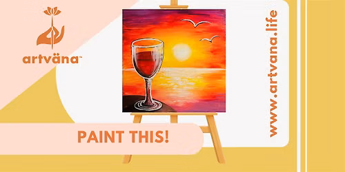 Artvana Sip & Paint art class at Ocean5 in Gig Harbor August 2026