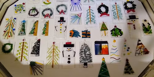 Fused Christmas Ornaments Sat. November 29, 11-1:30 pm 2926 Lovers LN Kalamazoo  $38 details below.