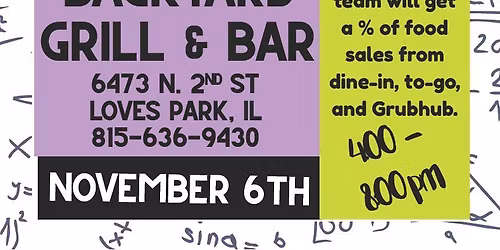 Tasty Sums & Yummy Crumbs Fundraiser to support HHS Math Team