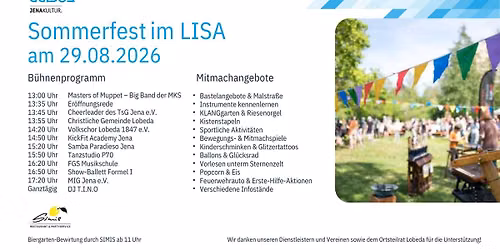 Sommerfest im Stadtteilzentrum LISA