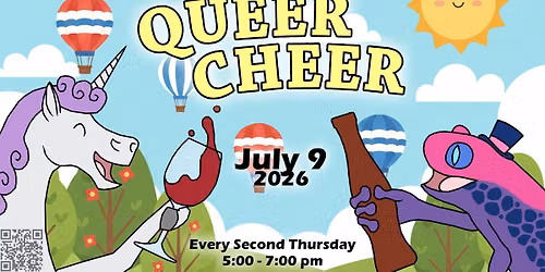 Queer Cheer at Quirk Brewery on July 9th!